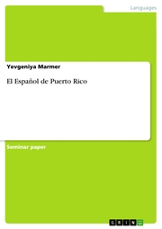 El Español de Puerto Rico - Cover
