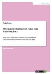 Öffentlichkeitsarbeit im Natur- und Umweltschutz - Cover