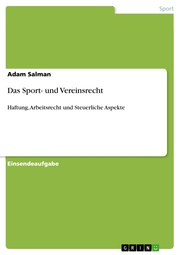Das Sport- und Vereinsrecht