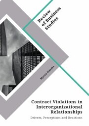 Contract Violations in Interorganizational Relationships. Drivers, Perceptions and Reactions