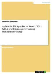 Agilstabile Blickpunkte im Verein 'SiM - Selbst und Interessensvertretung Maßnahmenvollzug' - Cover