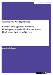 Conflict Management and Team Development in the Healthcare Sector. Healthcare System in Nigeria - Cover