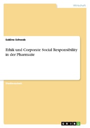 Ethik und Corporate Social Responsibility in der Pharmazie - Cover