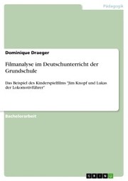 Filmanalyse im Deutschunterricht der Grundschule - Cover