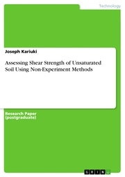 Assessing Shear Strength of Unsaturated Soil Using Non-Experiment Methods