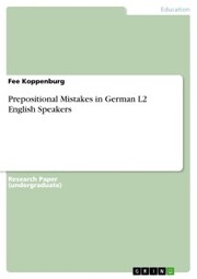 Prepositional Mistakes in German L2 English Speakers - Cover