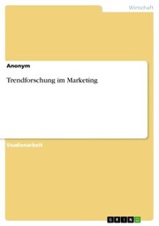 Trendforschung im Marketing - Cover