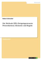 Die Methode EPK (Ereignisgesteuerte Prozessketten). Elemente und Regeln