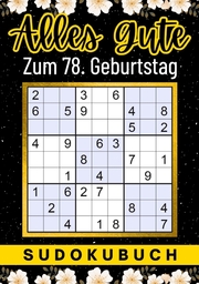 78 Geburtstag Geschenk - Alles Gute zum 78. Geburtstag - Sudoku