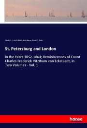 St. Petersburg and London - Cover