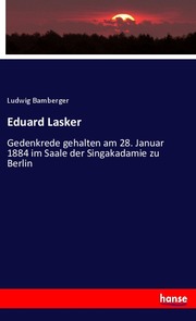 Eduard Lasker - Cover