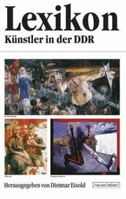 Lexikon Künstler in der DDR