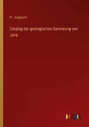 Catalog der geologischen Sammlung von Java - Cover
