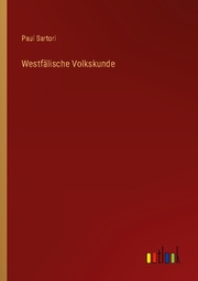 Westfälische Volkskunde - Cover
