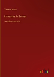 Immensee; In German - Cover