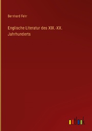 Englische Literatur des XIX.-XX. Jahrhunderts - Cover