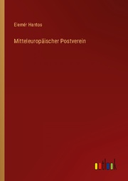 Mitteleuropäischer Postverein - Cover