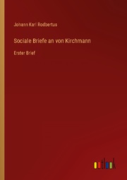 Sociale Briefe an von Kirchmann - Cover
