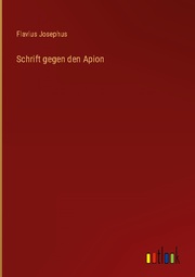 Schrift gegen den Apion - Cover