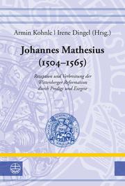 Johannes Mathesius (1504-1565) - Cover