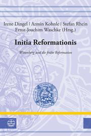 Initia Reformationis - Cover