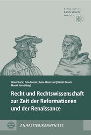 Recht und Rechtswissenschaft zur Zeit der Reformationen und der Renaissance - Cover