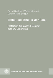 Erotik und Ethik in der Bibel - Cover