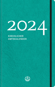 Kirchlicher Amtskalender petrol 2024 - Cover