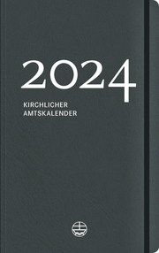 Kirchlicher Amtskalender grau 2024 - Cover