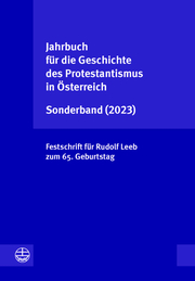 Jahrbuch für die Geschichte des Protestantismus in Österreich Sonderband (2023) - Cover