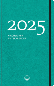Kirchlicher Amtskalender - petrol 2025 - Cover
