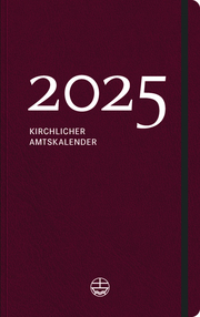Kirchlicher Amtskalender - rot 2025