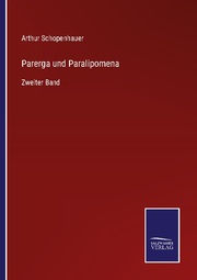 Parerga und Paralipomena - Cover