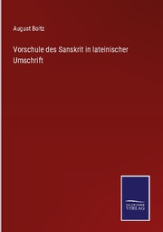 Vorschule des Sanskrit in lateinischer Umschrift - Cover