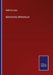 Kärntisches Wörterbuch - Cover