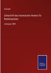 Zeitschrift des historischen Vereins für Niedersachsen - Cover