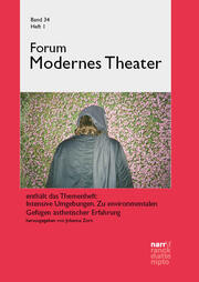 Forum Modernes Theater 34,1 - Cover