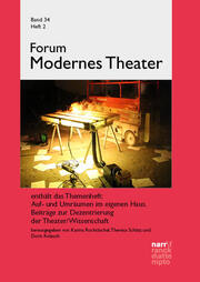 Forum Modernes Theater 34,2 - Cover
