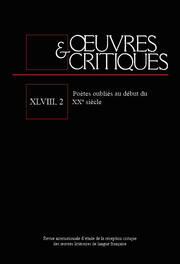 OEUVRES & CRITIQUES XLVIII, 2