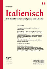 Italienisch Band 89 - 45. Jahrgang, Heft 1