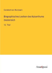 Biographisches Lexikon des Kaiserthums Oesterreich - Cover
