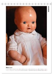Alte Puppen - Gesichter (Tischkalender 2024 DIN A5 hoch), CALVENDO Monatskalender - Abbildung 5