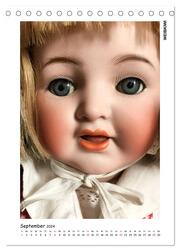 Alte Puppen - Gesichter (Tischkalender 2024 DIN A5 hoch), CALVENDO Monatskalender - Abbildung 11
