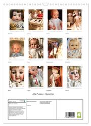Alte Puppen - Gesichter (Wandkalender 2024 DIN A3 hoch), CALVENDO Monatskalender - Abbildung 1