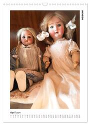 Alte Puppen - Gesichter (Wandkalender 2024 DIN A3 hoch), CALVENDO Monatskalender - Abbildung 6