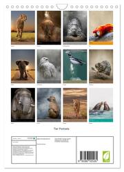 Portraits of Animals (Wandkalender 2024 DIN A4 hoch), CALVENDO Monatskalender - Abbildung 1