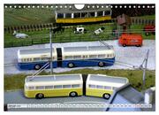 Trolley-Bus H0 (Wandkalender 2024 DIN A4 quer), CALVENDO Monatskalender - Abbildung 3