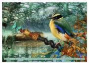 Vögel, Viecher und Fraktale (hochwertiger Premium Wandkalender 2024 DIN A2 quer), Kunstdruck in Hochglanz - Abbildung 5