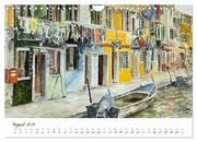 Venedig in stillen Aquarellen (Wandkalender 2024 DIN A4 quer), CALVENDO Monatskalender - Abbildung 10
