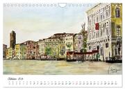 Venedig in stillen Aquarellen (Wandkalender 2024 DIN A4 quer), CALVENDO Monatskalender - Abbildung 12